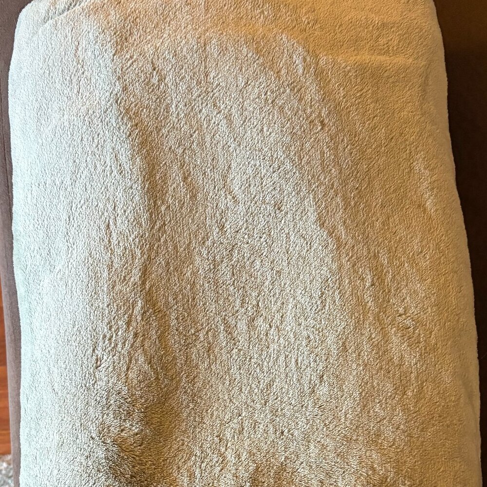 Calvin Klein Green throw blanket